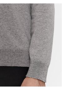 Calvin Klein Sweter K10K112735 Szary Regular Fit. Kolor: szary. Materiał: bawełna #5