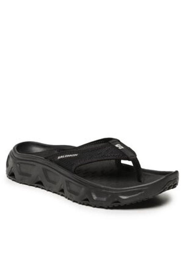 salomon - Salomon Japonki Reelax Break 6.0 L47110800 Czarny. Kolor: czarny. Materiał: materiał