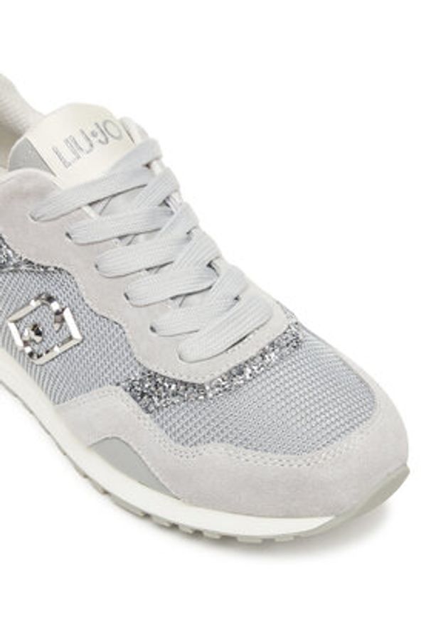 Liu Jo Sneakersy Maxi Wonder Low 02 BF5015 TX493 Szary. Kolor: szary. Materiał: mesh, materiał