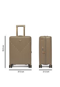 Guess Walizka kabinowa Centennial Travel TWHN96 75983 Beżowy jasny. Kolor: beżowy #2