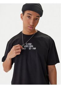 G-Star RAW - G-Star Raw T-Shirt Multi Technique D29296-E385 Czarny Relaxed Fit. Kolor: czarny. Materiał: bawełna #5