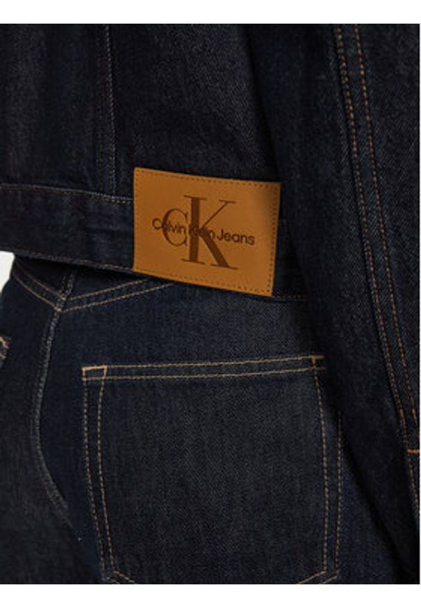 Calvin Klein Jeans Kurtka jeansowa 90's J20J225066 Granatowy Regular Fit. Kolor: niebieski. Materiał: bawełna