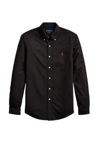 Polo Ralph Lauren Koszula Bsr 710772288 Czarny Slim Fit. Typ kołnierza: polo. Kolor: czarny. Materiał: bawełna #8