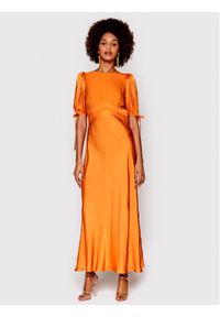 Ted Baker Sukienka wieczorowa Lysette 256623 Pomarańczowy Regular Fit. Kolor: pomarańczowy. Materiał: wiskoza. Styl: wizytowy