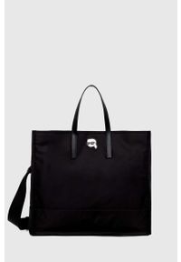 Karl Lagerfeld torebka kolor czarny. Kolor: czarny. Rodzaj torebki: na ramię #1