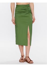Marella Spódnica ołówkowa Abba 2331010432 Zielony Regular Fit. Kolor: zielony. Materiał: bawełna #1