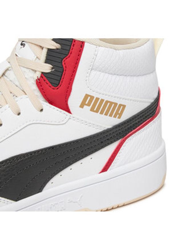 Puma Sneakersy Rebound V6 Dragon Year 395077 01 Biały. Kolor: biały. Materiał: skóra