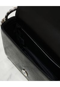 ALEXANDRE VAUTHIER - Czarna torebka z kryształami Emmanuelle. Kolor: czarny. Materiał: jedwab, wiskoza #6