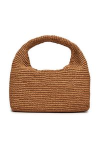 Manebi Torebka Halfmoon Bag V 2.2 DH Brązowy. Kolor: brązowy