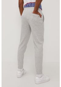 Tommy Jeans Spodnie męskie kolor szary melanżowe. Kolor: szary. Materiał: bawełna. Wzór: melanż #4