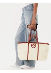 Pinko - PINKO Torebka Miranda Shopper Extra PE 25 PLTT 104715 A2G2 Beżowy. Kolor: beżowy #5