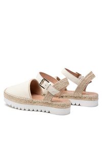 Pollini Espadryle SA10284G0ETE0110 Beżowy. Kolor: beżowy. Materiał: skóra #5