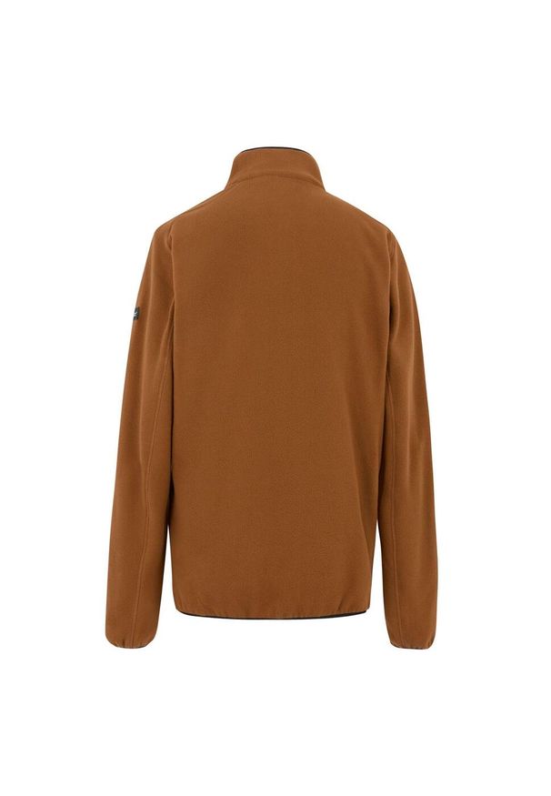 Regatta - Męski Polar Z Suwakiem Hadfield. Kolor: brązowy. Materiał: polar. Sezon: zima. Sport: turystyka piesza