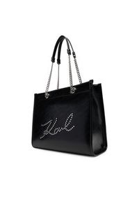 Karl Lagerfeld - KARL LAGERFELD Torebka A3W30031 Czarny. Kolor: czarny. Materiał: skórzane #3