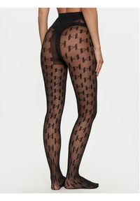 Karl Lagerfeld - KARL LAGERFELD Rajstopy Damskie 236W3909 Czarny. Kolor: czarny. Materiał: nylon, materiał, poliamid #2