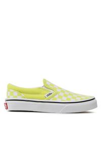 Vans Tenisówki Classic Slip-On VN0A5KXMZUD1 Zielony. Zapięcie: bez zapięcia. Kolor: zielony. Materiał: materiał #6