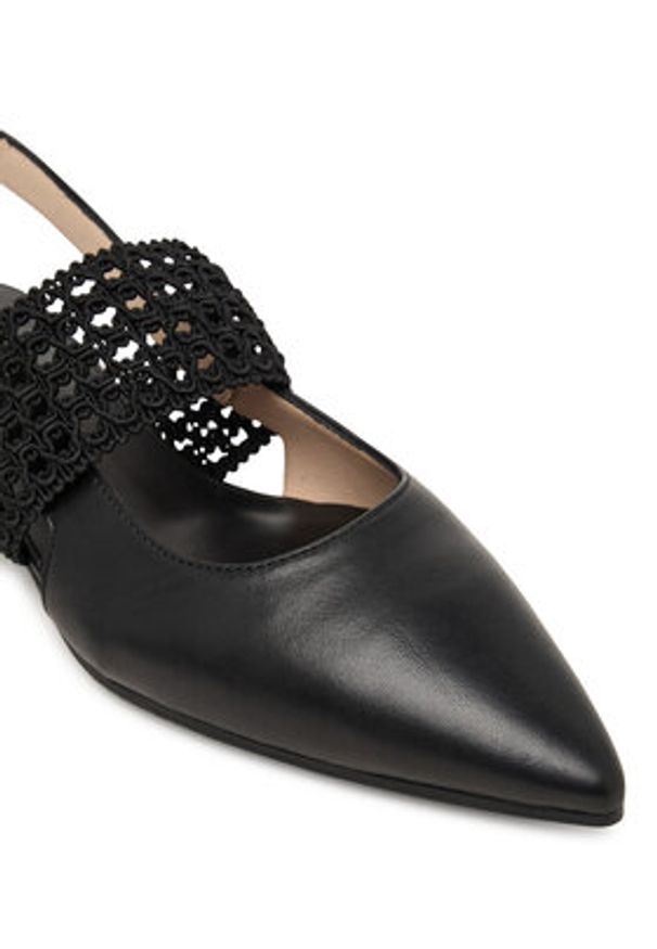 Hispanitas Czółenka HV264778 C001 Czarny. Kolor: czarny. Materiał: skóra