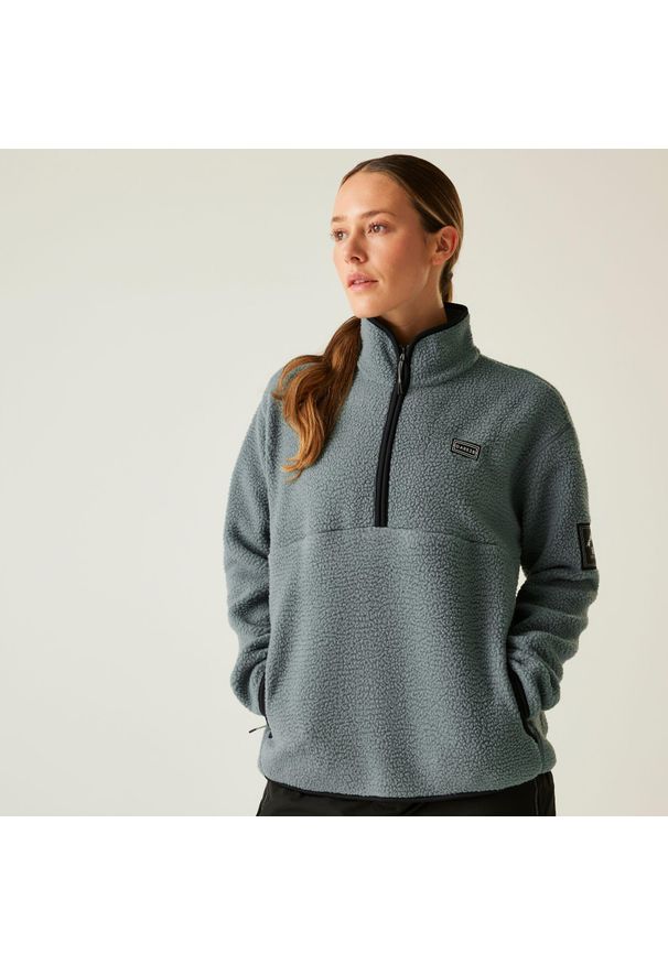 DARE 2B - Polar narciarski damski Slide Out. Kolor: szary. Materiał: polar. Sezon: zima. Sport: narciarstwo