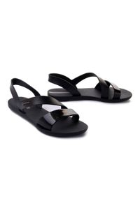 Ipanema - IPANEMA VIBE Sandal Fem 82429 black/glitter black, sandały damskie. Kolor: czarny
