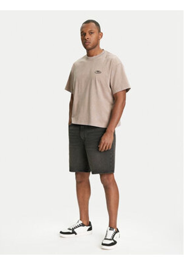 Jack & Jones - Jack&Jones T-Shirt Retreat 12277886 Beżowy Oversize. Kolor: beżowy. Materiał: bawełna