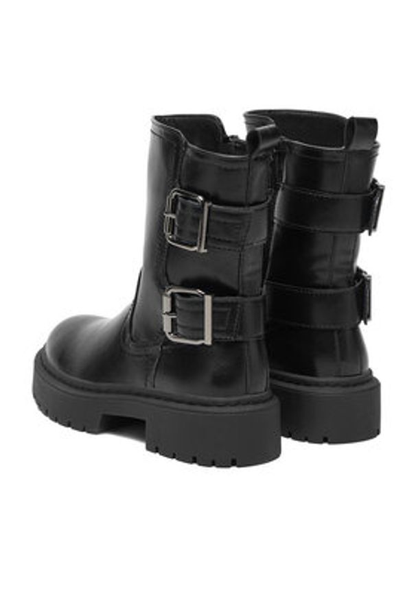 Jenny - JENNY Botki CEO-WS6572-03 Czarny. Kolor: czarny. Materiał: materiał, syntetyk
