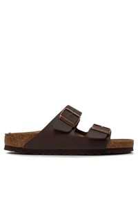 Klapki Birkenstock. Kolor: brązowy