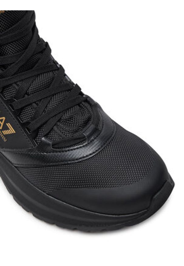 EA7 Emporio Armani Sneakersy X8Z036 XK293 U428 Czarny. Kolor: czarny. Materiał: materiał