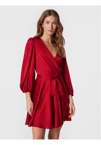 Imperial Sukienka koktajlowa ACVREDG Czerwony Regular Fit. Kolor: czerwony. Materiał: syntetyk. Styl: wizytowy