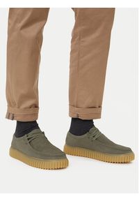 Clarks Półbuty Torhill Lo 26184642 Zielony. Kolor: zielony. Materiał: skóra, zamsz #7