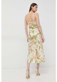 Guess sukienka kolor zielony maxi prosta. Okazja: na co dzień. Kolor: zielony. Długość rękawa: na ramiączkach. Typ sukienki: proste. Styl: casual. Długość: maxi #5