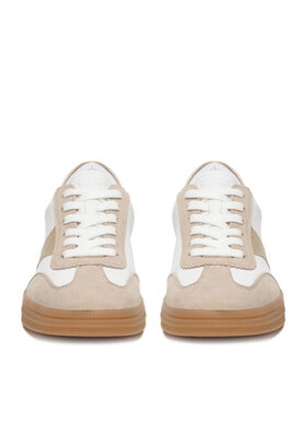 Remonte Sneakersy D2C01-81 Biały. Kolor: biały. Materiał: syntetyk, skóra