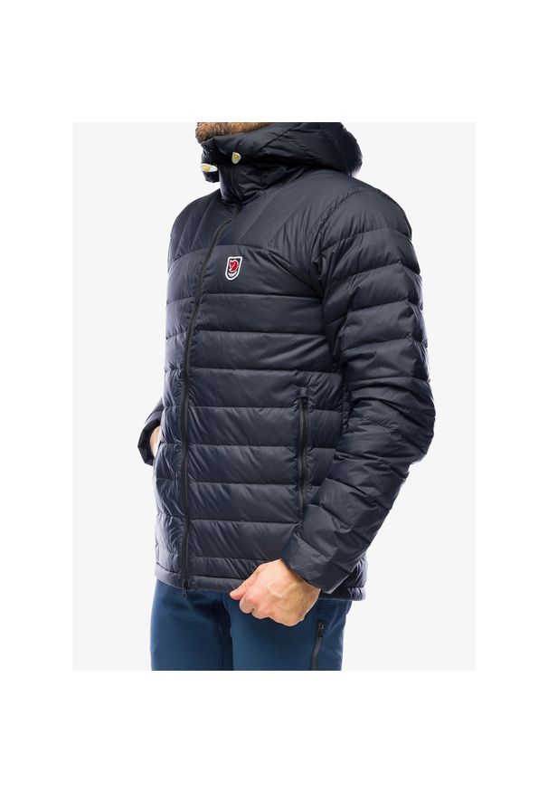 Fjällräven - Kurtka puchowa męska Fjallraven Expedition Pack Down Hoodie. Kolor: czarny. Materiał: puch