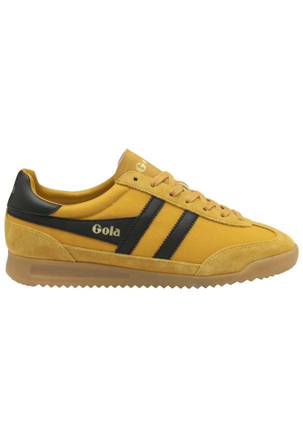 Nylonowe sneakersy z sznurowadłami Gola Tornado. Okazja: na co dzień. Zapięcie: sznurówki. Kolor: żółty, wielokolorowy, czarny. Materiał: nylon