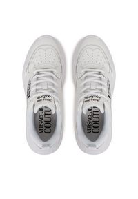 Versace Jeans Couture Sneakersy 78VA3SC2 Biały. Kolor: biały. Materiał: skóra