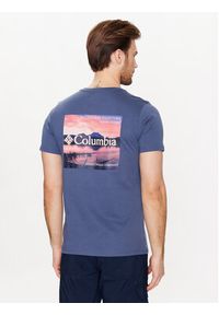 columbia - Columbia T-Shirt Rapid Ridge Back Graphic 1934824 Niebieski Regular Fit. Kolor: niebieski. Materiał: bawełna #4