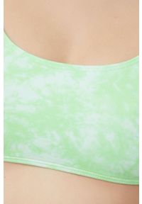 only - Only biustonosz kąpielowy Amanda kolor zielony miękka miseczka. Kolor: zielony. Materiał: dzianina #2