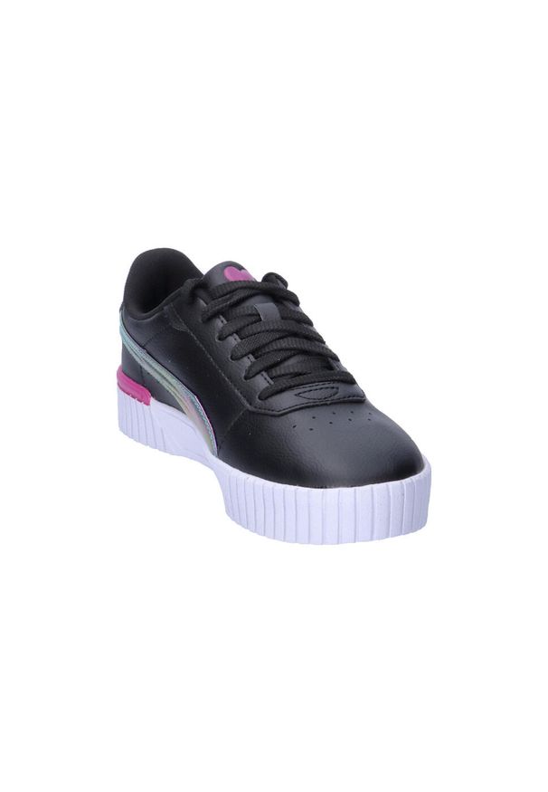 Buty dla dzieci Puma Carina 2.0. Kolor: czarny, wielokolorowy. Materiał: syntetyk, materiał. Sport: turystyka piesza