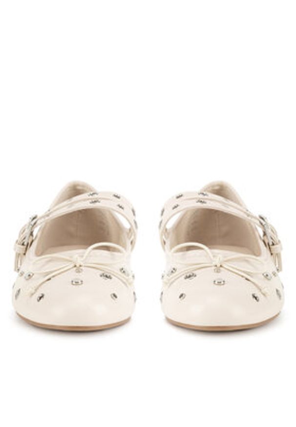 Jenny - JENNY Baleriny LS4193-58 Beżowy. Kolor: beżowy. Materiał: syntetyk, materiał