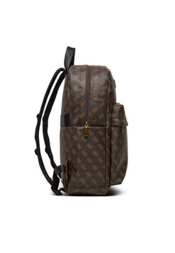 Guess Plecak HMELLO P4105 Brązowy. Kolor: brązowy. Materiał: skóra