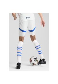 Puma - Męskie szorty Al Hilal Saudi F.C. 24/25 PUMA White Blue Intense. Kolor: biały, wielokolorowy, niebieski. Sport: piłka nożna