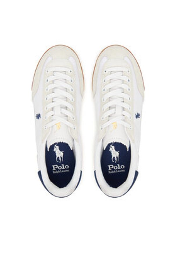 Polo Ralph Lauren Sneakersy 804962634002 Biały. Kolor: biały. Materiał: skóra