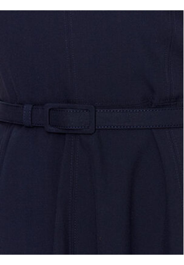 Lauren Ralph Lauren Sukienka codzienna 200862259 Granatowy Regular Fit. Okazja: na co dzień. Kolor: niebieski. Materiał: syntetyk. Typ sukienki: proste. Styl: casual