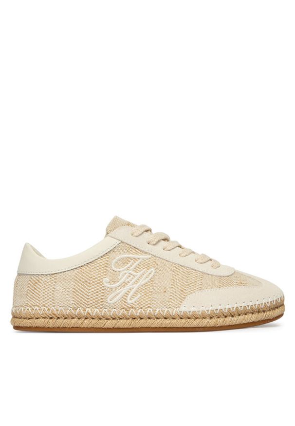 TOMMY HILFIGER - Tommy Hilfiger Espadryle Th Heritage Rope Sneaker FW0FW09108 Écru. Kolor: kremowy. Materiał: materiał