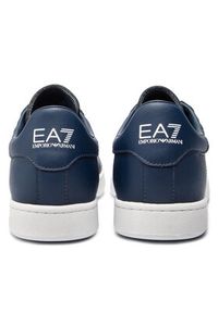 EA7 Emporio Armani Sneakersy Granatowy. Kolor: niebieski. Materiał: skóra #5