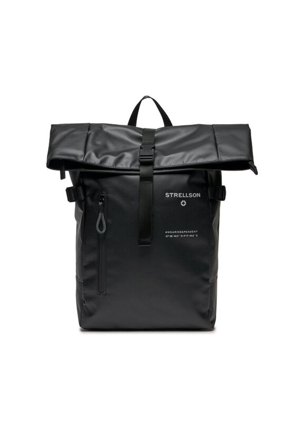 Strellson Plecak Stockwell 2.0 Eddie Backpack 4010003047 Czarny. Kolor: czarny. Materiał: skóra