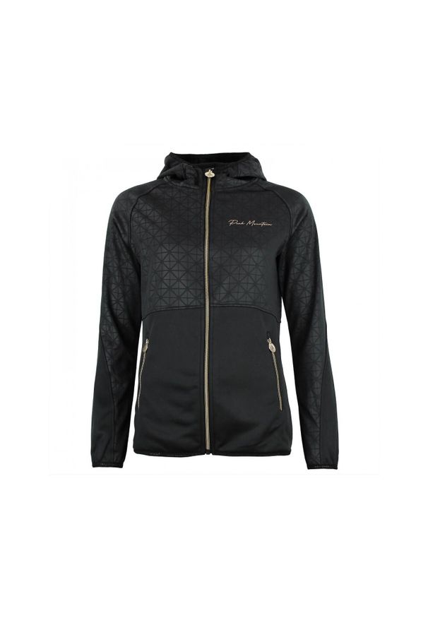 PEAK MOUNTAIN - Kurtka damska Peak Mountain Polarshel Amonwz. Kolor: czarny. Sport: turystyka piesza