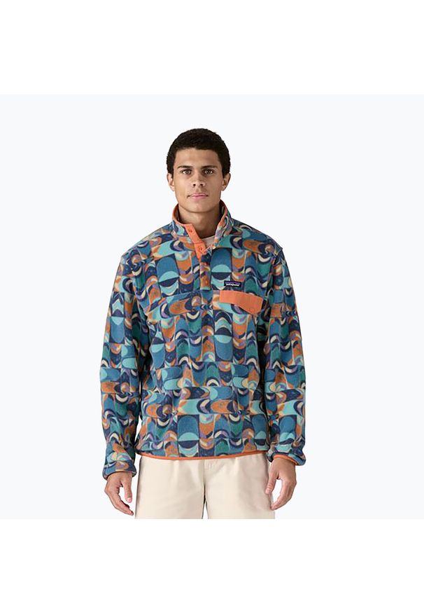 Bluza trekkingowa męska Patagonia LW Synch Snap-T P/O. Kolor: niebieski