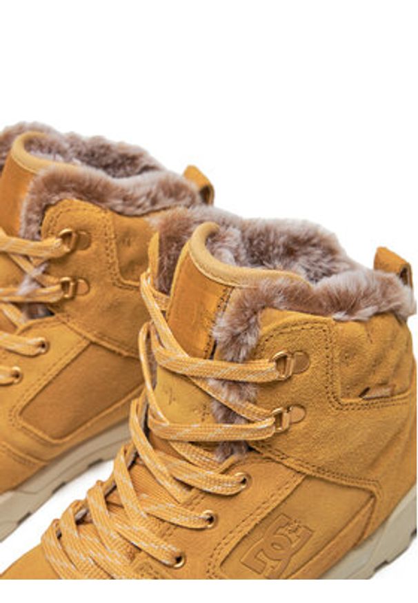 DC Botki Manteca 4 Boot ADJB100012-WE9 Brązowy. Kolor: brązowy. Materiał: skóra, zamsz