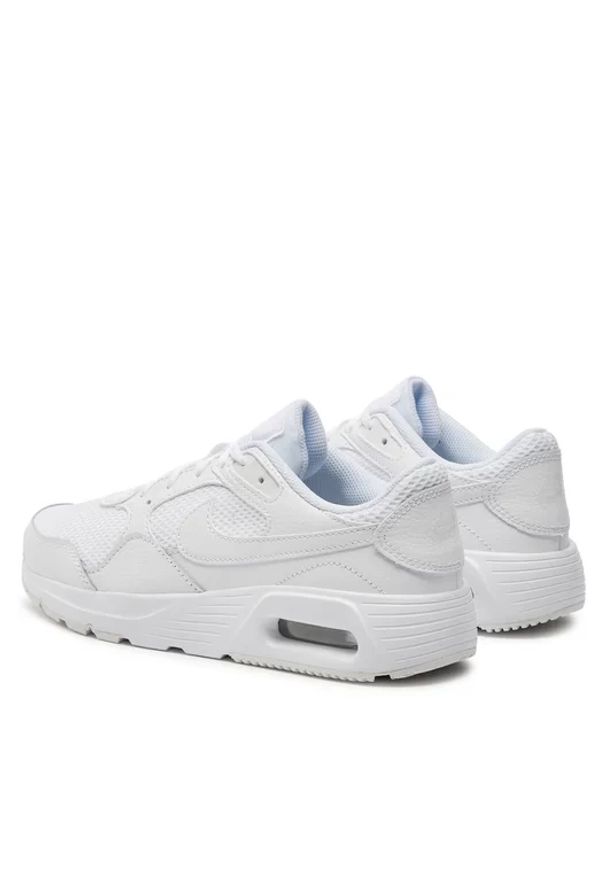 Nike WMNS NIKE AIR MAX SC Sneakersy damskie. Okazja: na spacer, na co dzień. Kolor: biały. Materiał: skóra, jeans, materiał, syntetyk, guma. Szerokość cholewki: normalna. Model: Nike Air Max. Sport: turystyka piesza