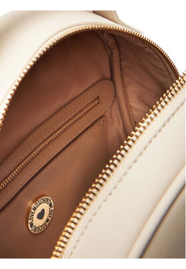 Love Moschino - LOVE MOSCHINO Plecak JC4197PP1NKD0110 Beżowy. Kolor: beżowy. Materiał: skóra